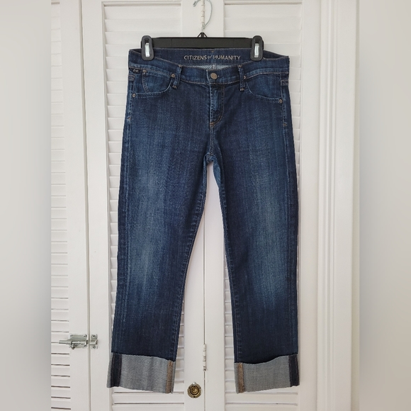 Citizens Of Humanity Dani Cropped Straight Leg Jeans Size 28 - Picture 15 of 15